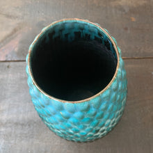 Large Textured Blue Mountain Pottery Vase Rare - City Girl Designer Vintage Closet