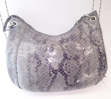 Michael Kors Snakeskin Embossed Leather Charm Tassel Handbag - City Girl Designer Vintage Closet