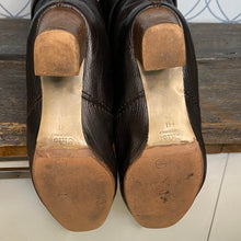 Chloe Chocolate Brown Paddington Buckle Knee High Boots - City Girl Designer Vintage Closet
