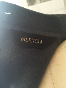Valencia Felt Blue Jacket - City Girl Designer Vintage Closet