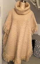 Wool Pull Over Poncho Made In Uruguay - City Girl Designer Vintage Closet