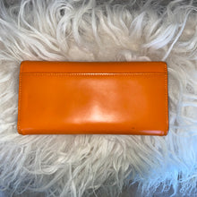 Orange Kate Spade Embossed Wallet - City Girl Designer Vintage Closet