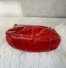 Veggio Red Leather Cross Body Bag Made In Argentina - City Girl Designer Vintage Closet