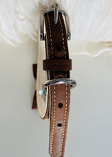 Martha Stewart Brown Leather Dog Collar Sz Medium - City Girl Designer Vintage Closet