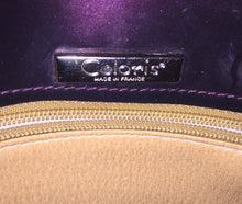 Patent Leather Coloris Paris Shoulder Handbag Made In France - City Girl Designer Vintage Closet