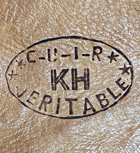Vintage Classic KH Veritable Tan Leather Sachle Messenger - City Girl Designer Vintage Closet