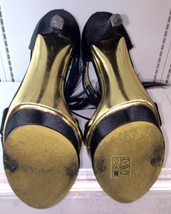 Enzo Angiolini Longford Embellished Platform Sandal Sz 8 - City Girl Designer Vintage Closet
