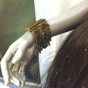 Metal Beaded bracelet - City Girl Designer Vintage Closet