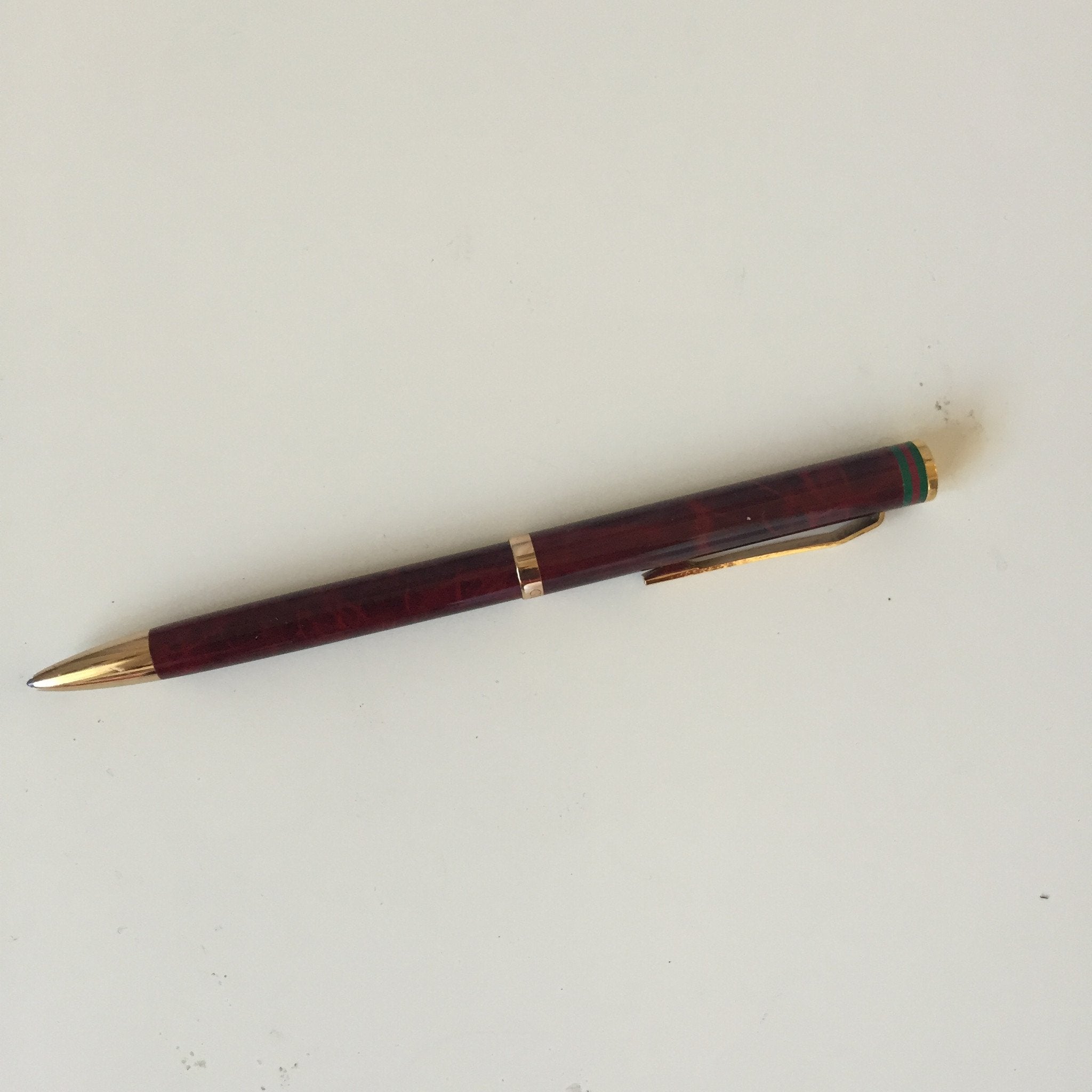 Gucci Vintage Pre Owned Ball Point Pen – City Girl Vintage Closet