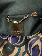 Ted Baker Teal Color Wrap notch Collar Jacket - City Girl Designer Vintage Closet