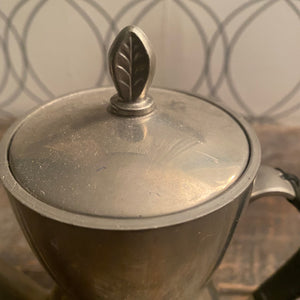 Vintage B&M Norway Pewter Tea Pot - City Girl Designer Vintage Closet