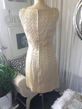 1960's Vintage Daymor Original Gold and Cream Brocade Dress and Coat - City Girl Designer Vintage Closet
