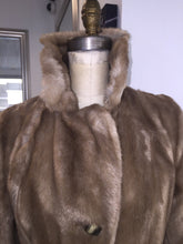 Sterling Stall Below The Knee Fun Fur And Leather Detail Coat - City Girl Designer Vintage Closet