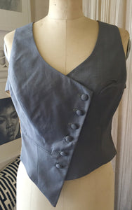 Yigal Azrouel Wool And Lace Vest - City Girl Designer Vintage Closet