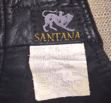 1980's Santana Black Leather Zippered Dress - City Girl Designer Vintage Closet